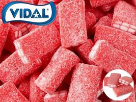 Vidal Gummy Strawberry Bricks 1lb